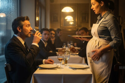 Millonario encuentra a su exesposa embarazada sirviendo mesas… y se queda paralizado