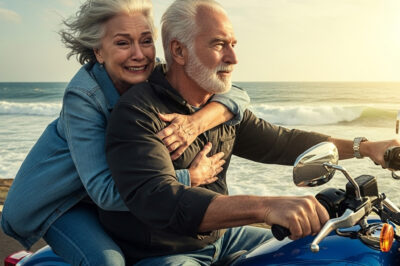 Rosa Ortega, 76 años, voló sin alas… en la parte trasera de una Harley.