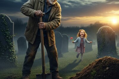 El sepulturero estaba listo, pero las palabras de una niña lo dejaron helado