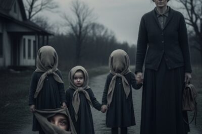 Una viuda solitaria adquirió a tres huérfanos con sacos cubriéndoles la cabeza y se los llevó cuando uno de ellos…