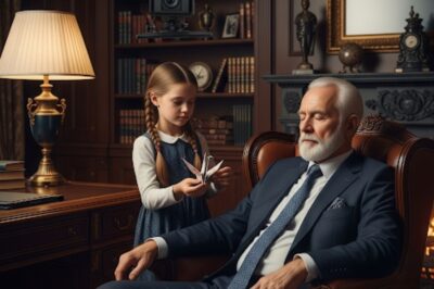 MULTIMILLONARIO FINGE DORMIRSE PARA PROBAR A LA HIJA DE SU EMPLEADA… LO QUE DESCUBRIÓ LO DEJÓ SIN PALABRAS