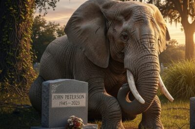 EL ELEFANTE QUE LLORÓ JUNTO A LA TUMBA DE SU CUIDADOR