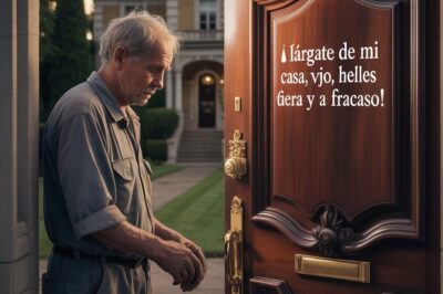 “¡Lárgate de mi casa, viejo. Hueles a tierra y a fracaso!”