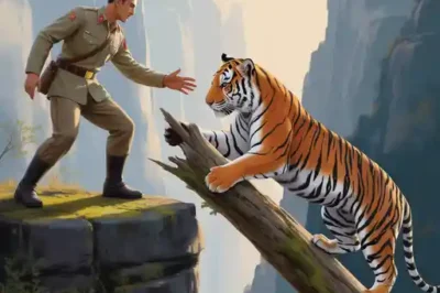 “Rescaté a una tigresa que estaba a punto de caer al vacío desde un acantilado… y jamás imaginé que ese instante sería el inicio de la transformación más grande de mi vida.”