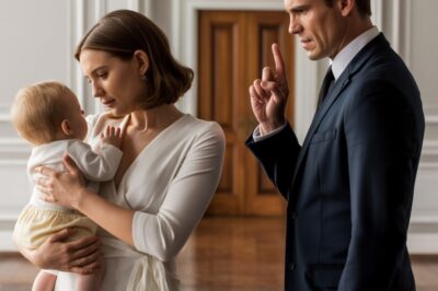 —Ese niño no es muio —dijo el millonario con voz dura, y ordenó a su esposa que abandonara la casa junto al bebé. Pero si hubiera sabido la verdad…