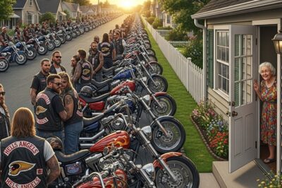 Una amable anciana refugia a 15 Hells Angels durante una tormenta de nieve, al día siguiente 100 motos se alinean en su puerta.
