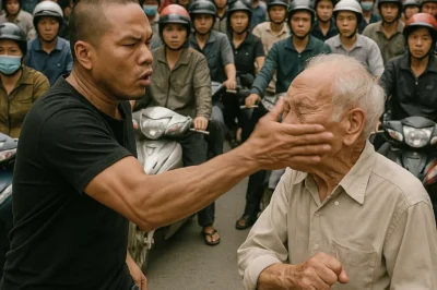 Matón abofetea a un veterano de 81 años frente a 47 motociclistas