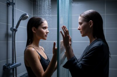 “Todas las noches su nuera pasaba una hora en la ducha. Una noche, la suegra pegó la oreja a la puerta… y en menos de un minuto llamó a la policía”