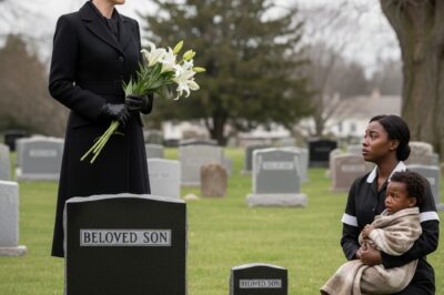 Una mujer multimillonaria llega al cementerio para visitar la tumba de su hijo y se encuentra con una camarera negra llorando junto a un niño. Lo que descubre a continuación transformará su vida para siempre.