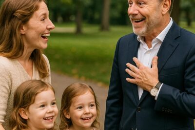 Un millonario ve el comienzo de su amor de la infancia con dos gemelas de tres años, ¡y la reconoce!