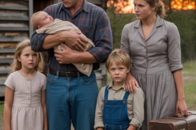 “Ella los abandonó a él ya sus 5 hijos — una década después, vuelve y queda atónita al ver lo