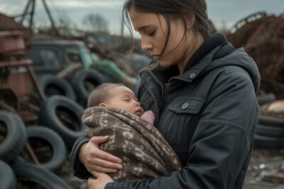 Una mujer adopta a un b3bé 4band0nado en un b4sur4l… y años después la madre biológica aparece a reclamarlo.
