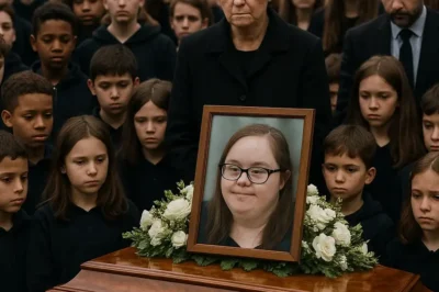 Mi hija con síndrome de Down muri0 joven… en su fun3r∆l llegaron cientos de niños a los que había cuidado y enseñado en la escuela.