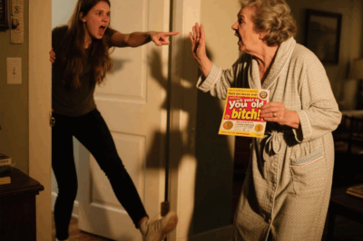 Mi hija me echó de casa después de ganar la lotería de 10 millones de dólares. Gritó: “¡No vas a tocar ni un centavo de mi dinero, vieja bruja!” Así que me fui en silencio… Pero ella nunca revisó el nombre en el boleto. Una semana después…