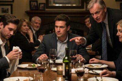 Mi Padre Me Ridiculizó en Su Cena de Retiro… Hasta Que Mi Esposo Reveló la Verdad