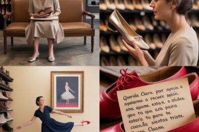 Cada domingo por la mañana, en el probador número 3 de la zapatería “Pisadas Reales”, se sentaba doña Marta, con sus medias de encaje, su moño apretado y un cuaderno gastado en las manos.