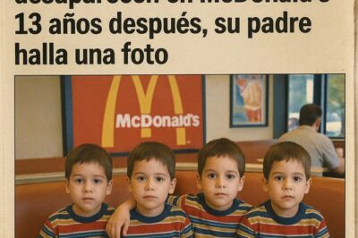 En 1999, 4 cuatrillizos desaparecen en McDonald’s — 13 años después, su padre halla una foto