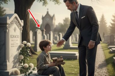 Millonario encuentra a un niño pobre en la tumba de su hijo — lo que pasa después rompe el corazón.