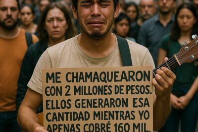 “Me chamaquearon con 2 millones de pesos. Ellos generaron esa cantidad mientras yo apenas cobré 160 mil.”
