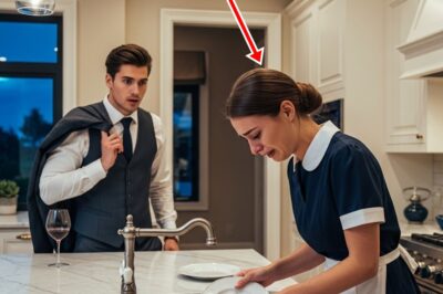 Millonario Llega A La Mansión Y Ve A La Empleada Llorando… Lo Que Descubre Lo Sorprende…