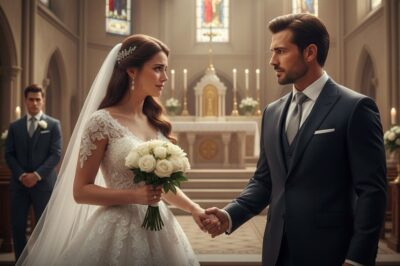 “TU NOVIO TE DEJÓ, ENTONCES SÉ MI ESPOSA” Dijo El Millonario A La Joven Novia En El Altar
