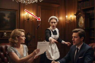“¡NO FIRMES ESO!”, Gritó La EMPLEADA POBRE… Y Reveló La ESTAFA Que La ESPOSA Planeaba En El CONTRATO