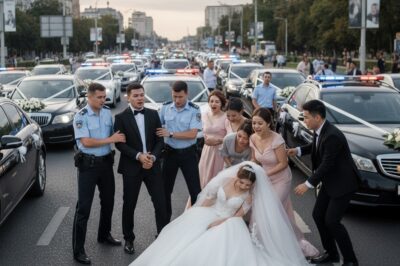 LA POLICÍA INTERVIENE EN PLENO DESFILE NUPCIAL – El novio es arrestado y la novia se desploma al conocer la impactante verdad.