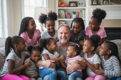 En 1979, adoptó a nueve niñas negras que nadie quería — hoy, décadas después, el mundo no puede creer en lo que se convirtieron