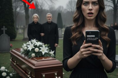 En el funeral de mi hermana, recibí un mensaje de un número privado: “Estoy viva, no confíes en nuestros padres.”