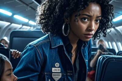 En el asiento 23C, Keiza Washington abrió los ojos poco a poco. No fue el rugido constante de los motores ni el llanto de un bebé lo que la despertó, sino algo mucho más perturbador: la voz crispada de un joven al borde del pánico.