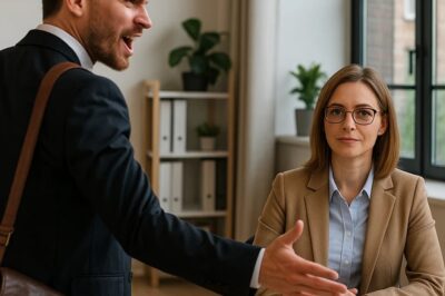 ¡Adiós, fracasada! gritó él antes de marcharse hacia la viuda adinerada. Un año después, acudió a una entrevista de trabajo con ella, sin sospechar quién era ahora el director.