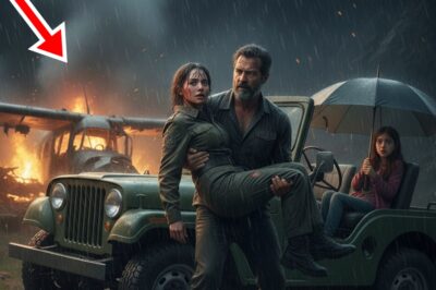 PADRE VIUDO ENCUENTRA A UNA PILOTO HERIDA EN MEDIO DE LA TORMENTA — LO QUE DESCUBRIÓ CAMBIÓ SU VIDA PARA SIEMPRE