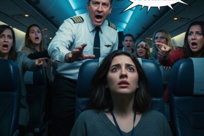 La hija de la criada dormía en el vuelo — hasta que el capitán gritó: “¿Algún piloto de combate?”