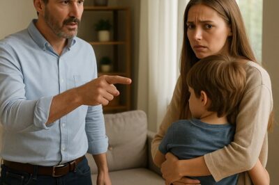 “Él no es mi hijo,” afirmó el millonario, pidiéndole a su esposa que se marchara de la casa con el niño… Pero si tan solo conociera la verdad…