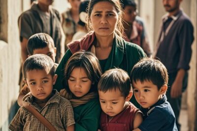 “Tengo 7 hijos, estoy embarazada del octavo… y él me abandonó”