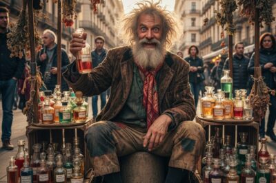 Nadie sabía cómo se llamaba. En el barrio lo conocían como “El Loco del Perfume”.