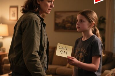 Tan pronto como llegué a casa, mi hija me entregó una nota. Decía: “Llama al 911”.