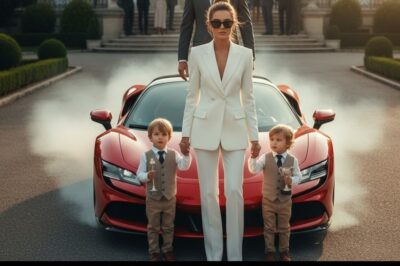 Millonario Invita A Su Exesposa Para Humillarla… Llega En Ferrari Con Gemelos Y Los Calla A Todos