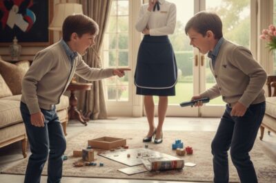 Los Gemelos Del Millonario Peleaban Sin Parar… Hasta Que La Empleada Hizo Algo Que Nadie Esperaba