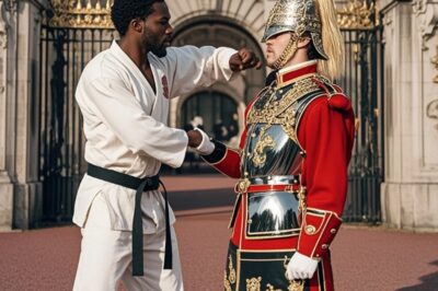 Cinturón Negro abofetea a un guardia real… y termina rogando por su vida