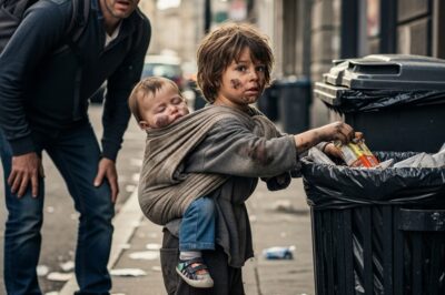 Un Padre Soltero Ve A Un Niño Recoger Basura Para Cuidar A Su Hermano… Su Acción Hizo Llorar A Todos