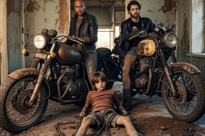 Motociclistas encontraron a un niño encadenado en una casa abandonada con una nota de su madre muerta