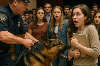 Un perro policía atacó a una estudiante de 16 años y empezó a ladrar con fuerza: cuando la policía le tomó las huellas dactilares, descubrieron algo aterrador.
