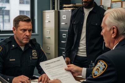 Oficial racista abrió ilegalmente el caso de un hombre negro — quedó instantáneamente impactado al recibir sus propios papeles de despido.