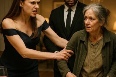 En la cena familiar, mi nuera llamó a seguridad: “Saquen a esta mujer miserable de la mesa.”