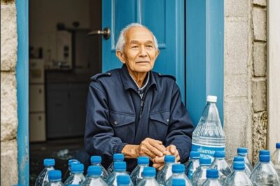 Un anciano de 75 años pide 14 garrafas de agua todos los días. El repartidor sospecha y avisa a la policía. Al abrir la puerta, nadie podía creer lo que vio…