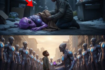 “Un niño sin hogar le da su única manta a un alienígena moribundo — Al día siguiente, 200 guerreros alienígenas aparecen.”