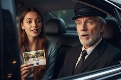 “Un millonario se disfraza de chofer para llevar a su hija adoptiva — Lo que ella reveló lo dejó en shock.”