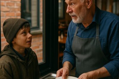 «Puedo limpiar los platos a cambio de un poco de comida», murmuró el niño sin hogar, con el estómago vacío y un brillo de esperanza en la mirada. La reacción del propietario del restaurante fue algo que nadie esperaba.