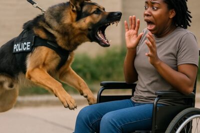“Policías soltaron un K-9 contra una mujer negra discapacitada — ¡Solo para descubrir que su padre comandaba el Ejército!”